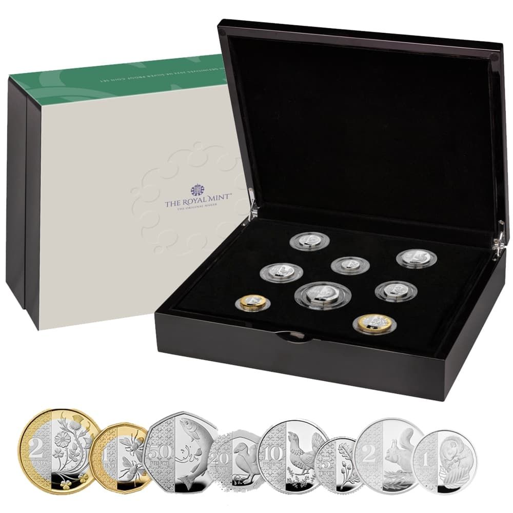 Definitive coin set in argento proof 2023